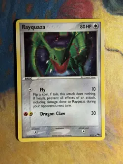 Rayquaza 3/17 Series 1 Ex Era Pokemon Organized Play Holo Rare Promo Card LP - Image 2