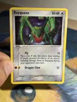 Rayquaza 3/17 Series 1 Ex Era Pokemon Organized Play Holo Rare Promo Card LP - Image 3
