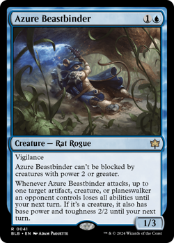 Azure Beastbinder - 41 - Bloomburrow- Near Mint - MTG - Image 1