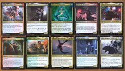 Set of 10 Dominaria Legendary Gold Creatures *NM* Magic MTG Group Commander EDH - Image 1