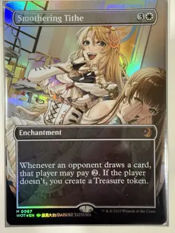 Smothering Tithe (Anime Borderless) Wilds of Eldraine: Enchanting Tales Foil - Image 1