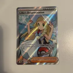 Lillie's Determination 169/132 Pokemon TCG MEG Mega Evolution Full Art Trainer - Image 1