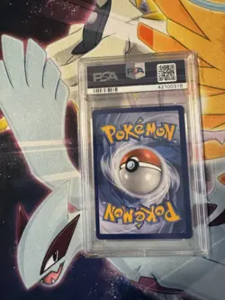 2017 Pokemon Ash’s Pikachu I Choose You! SM112 Black Star Promo - PSA 9 MINT - Image 2