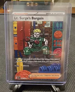 2025 | Pokemon Mega Evolutions | Lt. Surge's Bargain SIR | 185/132 - Image 1