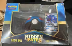 Pokemon Hidden Fates Great Ball Collection Box Factory Sealed Small Tear - Image 1