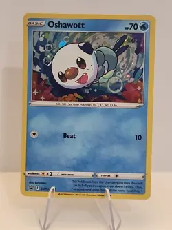 Oshawott - (Cosmo Holo) SWSH222 SWSH: Sword & Shield Black Star Promo Pokemon LP - Image 1
