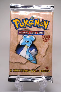 21.00g Pokemon 1st Edition Fossil Booster Pack Factory Sealed Lapras WOTC - Image 2