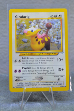 Pokemon WOTC Girafarig 66/105 Neo Destiny Set UNLIMITED Common NM - Image 1