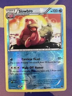 2016 Pokemon XY BREAKpoint Slowbro Reverse Holo #20/122 - Image 1
