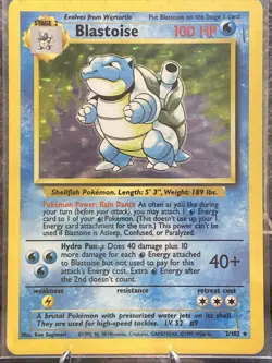 Blastoise 02/102 Pokemon TCG - Base Set Holo - Image 1