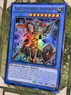 YuGiOh BLACK LUSTER SOLDIER - SUPER SOLDIER Ultra Rare DOCS-EN042 - Image 1