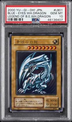 2000 #LB01 BLUE-EYES WHITE DRAGON PSA 10 - Image 1