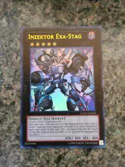 Yugioh! Inzektor Exa-Stag - GAOV-EN050 - Ultra Rare - 1st Edition Near Mint, y5 - Image 1