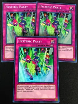 YUGIOH HYSTERIC PARTY LCJW-EN112 1ST SUPER X3 (NM) - Image 1