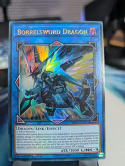 YuGiOh! Borrelsword Dragon MP19-EN097 Ultra Rare 1st Ed - Image 1