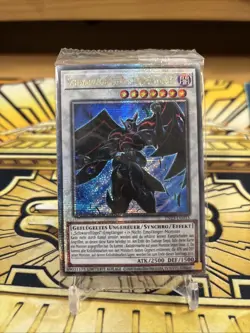 Yugioh Schwarzflugel -Rustungsmeister TN23-DE015 Quarter Century Secret Rare OVP - Image 1