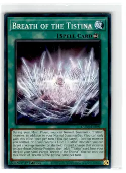 Yu-Gi-Oh! Breath of The Tistina Common DUNE-EN091 Moderately Played 1st Edition - Image 1