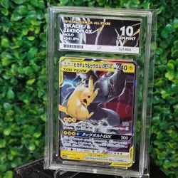 ACE 10 Pikachu & Zekrom GX 041/173 RR Japanese Pokemon Card Tag Team GEM MINT - Image 1