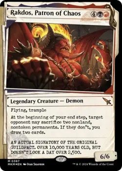 MTG English Rakdos, Patron of Chaos (Showcase) (Invisible Ink) NM Foil - Image 1