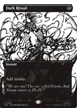 MTG Dark Ritual Normal NM Secret Lair Drop Series Magic 2020 Venom - Image 1