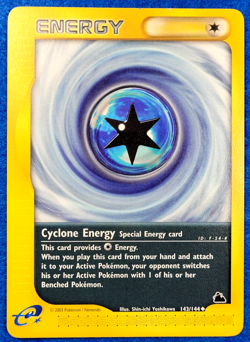Cyclone Energy Skyridge e-Series Near Mint 143/144 Regular Pokemon Uncommon - Image 1