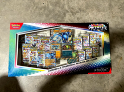 Pokemon TCG Prismatic Evolutions Lucario ex and Tyranitar ex Premium Collection - Image 1