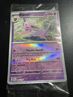 Espeon 086/197 Obsidian Flames Stamp Best Buy USA Exclusive Promo Pokemon - Image 1