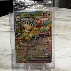 Pokemon TCG - Leafeon ex - (Prismatic Evolutions Stamp) 006/131 Holo SEALED - Image 1