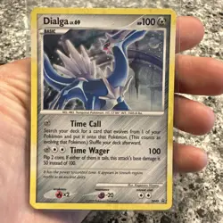 Pokemon TCG Dialga Diamond & Pearl Promo DP49 Cosmos Holo LP - Image 1