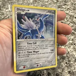 Pokemon TCG Dialga Diamond & Pearl Promo DP49 Cosmos Holo LP - Image 2