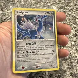 Pokemon TCG Dialga Diamond & Pearl Promo DP49 Cosmos Holo LP - Image 3
