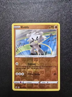 Kubfu 093/198 Reverse Holo Chilling Reign Pokemon Card NM - Image 1