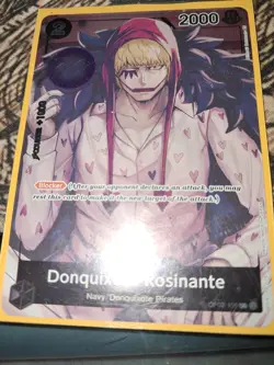 Donquixote Rosinante Box Topper One Piece Card Game, OP02-108 C, English Edition - Image 1