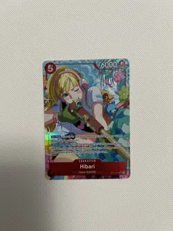 Hibari (Alt Art) OP11-010 SR Fist of Divine Speed ONE PIECE Card Game English - Image 1