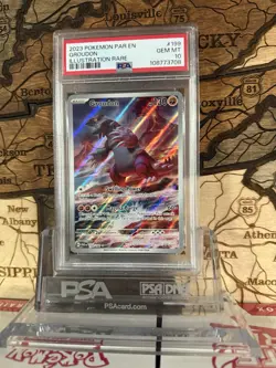 Pokemon Groudon Illustration Rare 199/182 Paradox Rift Gem Mint PSA 10 - Image 2