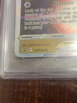 Pokemon Go Dragonite VSTAR SWSH236 TGA 9 Promo Slab & Sleeved Mint - Image 2