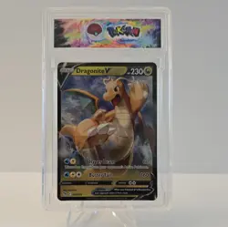 Dragonite V 049/078 Pokemon GO Holo in custom slab - Image 1