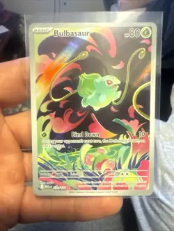 2025 POKEMON MEG EN-MEGA EVOLUTION 133/132 BULBASAUR ILLUSTRATION RARE - Image 1