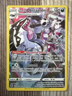 Galarian Obstagoon - TG10/TG30 - Pokemon Astral Radiance Sword Shield Holo NM - Image 1