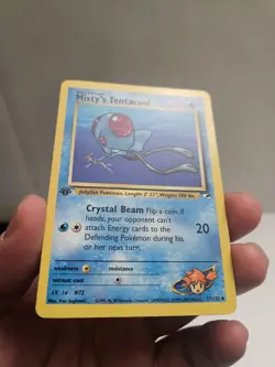 2000 Pokemon Misty's Tentacool Gym Heroes Set 1st Edition 57/132 WOTC - Image 3