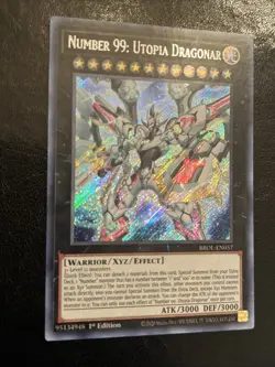Yu-Gi-Oh TCG Number 99: Utopia Dragonar BROL EN057 1st edition NM - Image 2