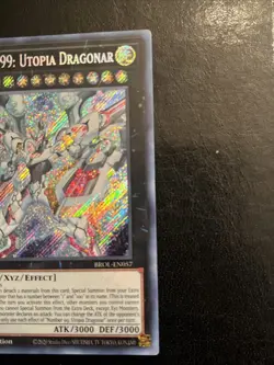 Yu-Gi-Oh TCG Number 99: Utopia Dragonar BROL EN057 1st edition NM - Image 3