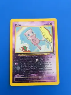 Pokemon Mew Southern Islands Reverse Holo Card 1/18 - Image 1
