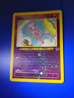 Pokemon Mew Southern Islands Reverse Holo Card 1/18 - Image 4