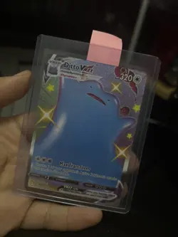 Pokemon TCG Shiny Ditto VMAX Full Art Holo Card SV119/SV122 - Image 1
