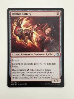 Rabbit Battery MTG Magic the Gathering Card NM Near Mint NEO - Image 1