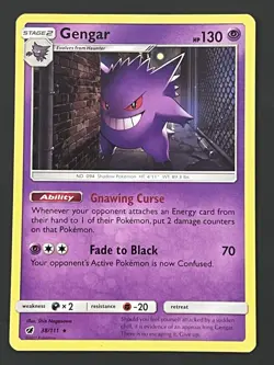 Pokemon Card Gengar Crimson Invasion Rare NON-HOLO 38/111 NM/LP - Image 1