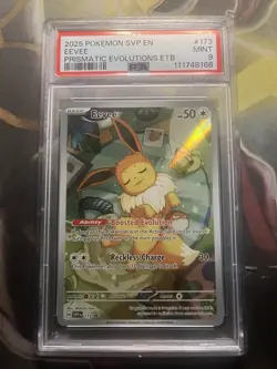 Eevee 173 Sv: Scarlet & Violet Promo Cards Holo PSA 9 - Image 1