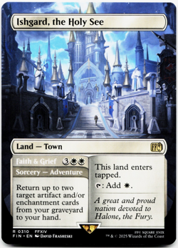 Ishgard, the Holy See (Borderless) - [Universes Beyond: Final Fantasy] MTG NM/M - Image 3