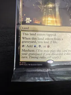 MTG Oscorp Industries Prerelease Promo FOIL 2025 Marvel Spider-Man Sealed R 182 - Image 4